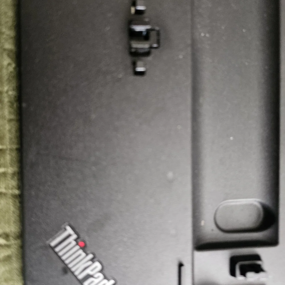 Lenovo Black Laptop Docking Station with Accessories